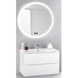 Мебель для ванной BelBagno Etna 80 подвесная bianco lucido с зеркалом с подогревом