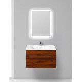 Мебель для ванной BelBagno Etna 80 подвесная rovere cillegio с прямоугольным зеркалом