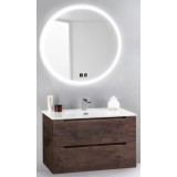 Мебель для ванной BelBagno Etna 80 подвесная rovere moro с зеркалом с подогревом