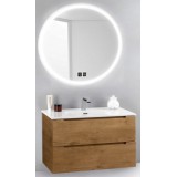 Мебель для ванной BelBagno Etna 80 подвесная rovere nature с зеркалом с подогревом