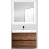 Мебель для ванной BelBagno Kraft 39 80 подвесная сенсорный выключатель rovere tabacco