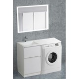 Мебель для ванной BelBagno Kraft-LVD 120 напольная левая bianco opaco