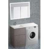 Мебель для ванной BelBagno Kraft-LVD 120 напольная левая pietra grigio