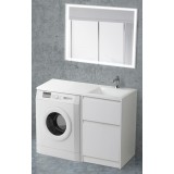 Мебель для ванной BelBagno Kraft-LVD 120 напольная правая bianco opaco