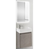 Мебель для ванной BelBagno Kraft Mini 45 подвесная левая кнопочный выключатель pietra grigio