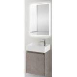Мебель для ванной BelBagno Kraft Mini 45 подвесная правая кнопочный выключатель pietra grigio