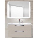 Мебель для ванной BelBagno Leticia 100 подвесная tortora opaco зеркало с электровыключателем