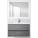 Мебель для ванной BelBagno Luce 100 подвесная stucco cemento