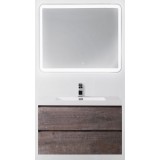 Мебель для ванной BelBagno Luce 90 подвесная stone с закругленым зеркалом
