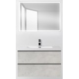 Мебель для ванной BelBagno Luce 90 подвесная stucco cemento leggero