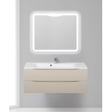 Мебель для ванной BelBagno Marino 120 подвесная crema opaco с зеркалом