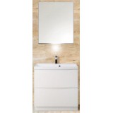 Мебель для ванной BelBagno Marino 60 напольная bianco lucido с зеркалом-шкафом