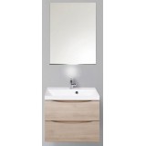 Мебель для ванной BelBagno Marino 60 подвесная rovere grigio с зеркалом-шкафом