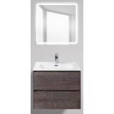 Мебель для ванной BelBagno Pietra 60 подвесная stone с квадратным зеркалом