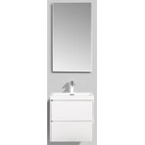 Мебель для ванной BelBagno Pietra Mini 50 подвесная с 2-мя ящиками bianco lucido