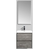 Мебель для ванной BelBagno Pietra Mini 50 подвесная с 2-мя ящиками stucco cemento