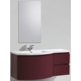 Мебель для ванной BelBagno Prospero 120 подвесная левая rosso brilliante