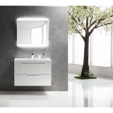 Мебель для ванной BelBagno Vittoria 90 подвесная bianco lucido