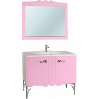 Мебель для ванной Bellezza Эстель 100 розовая