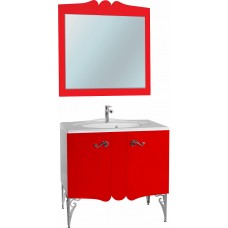 Мебель для ванной Bellezza Эстель 80 красная