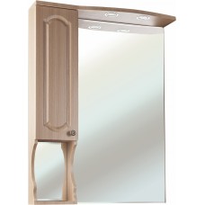 Зеркало-шкаф Bellezza Камелия 65 L светлый лен