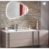 Мебель для ванной Jacob Delafon Nouvelle Vague 145 подвесная фактурный дуб раковина белая