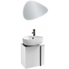 Мебель для ванной Jacob Delafon Nouvelle Vague 45 подвесная левая белая блестящая