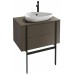 Мебель для ванной Jacob Delafon Nouvelle Vague 80 подвесная коричневая кожа