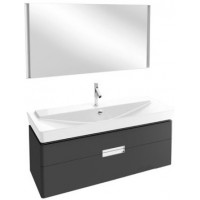 Мебель для ванной Jacob Delafon Reve 120 подвесная серый антрацит с 2-мя ящиками
