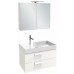Мебель для ванной Jacob Delafon Rythmik 80x36 подвесная белый блестящий 2 ящика