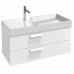 Мебель для ванной Jacob Delafon Rythmik 80x45 подвесная белый блестящий лак 2 ящика