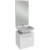 Мебель для ванной Jacob Delafon Struktura 65 подвесная белый блестящий