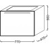 Мебель для ванной Jacob Delafon Struktura 80 подвесная с 1-м ящиком серый антрацит