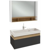 Мебель для ванной Jacob Delafon Terrace 100 подвесная черная матовая