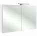 Мебель для ванной Jacob Delafon Vox 100 подвесная левая белый блестящий лак с зеркалом-шкафом