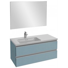 Мебель для ванной Jacob Delafon Vox 100 подвесная левая матовый аквамарин