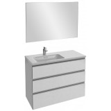 Мебель для ванной Jacob Delafon Vox 100 подвесная левая с 3-мя ящиками белая блестящая