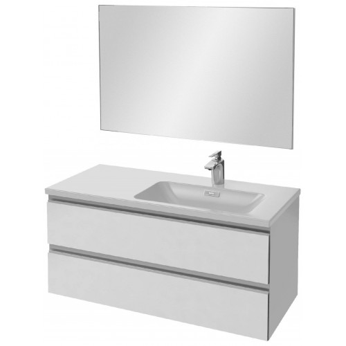 Мебель для ванной Jacob Delafon Vox 100 подвесная правая белый блестящий лак