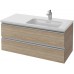 Мебель для ванной Jacob Delafon Vox 100 подвесная правая квебекский дуб с зеркалом-шкафом