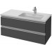 Мебель для ванной Jacob Delafon Vox 100 подвесная правая серый антрацит глянцевый