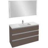 Мебель для ванной Jacob Delafon Vox 120 подвесная с 3-мя ящиками светло-коричневая глянцевая