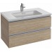 Мебель для ванной Jacob Delafon Vox 80 подвесная квебекский дуб с зеркалом-шкафом
