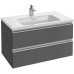 Мебель для ванной Jacob Delafon Vox 80 подвесная серый антрацит глянцевый