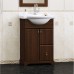 Мебель для ванной Opadiris Клио 55 напольная темное дерево