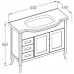 Мебель для ванной Opadiris Мираж 100 напольная слоновая кость