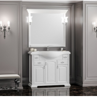 Мебель для ванной Opadiris Риспекто 105 напольная белая Дрея