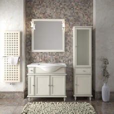 Мебель для ванной Opadiris Санрайз 90 напольная cлоновая кость правая