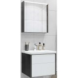 Мебель для ванной Roca Ronda 60 подвесная белая глянцевая антрацит