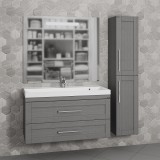 Мебель для ванной СанТа Венера 100 подвесная, дуб серый