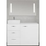 Мебель для ванной Style Line Берн 120 напольная с зеркалом с подсветкой